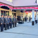 Upacara HUT ke-81 RI di halaman Mapolres Parepare dipimpin Kompol Saharuddin