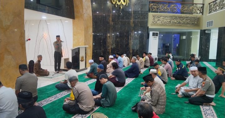 Subuh Keliling di Masjid Terapung BJ Habibie, Polres Parepare Bahas Kamtibmas