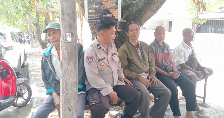 Bhabinkamtibmas Galung Maloang Ajak Warga Aktif Jaga Keamanan Parepare